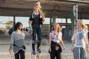 St. Vito crew backstage at Plötzlich am Meer Festival.